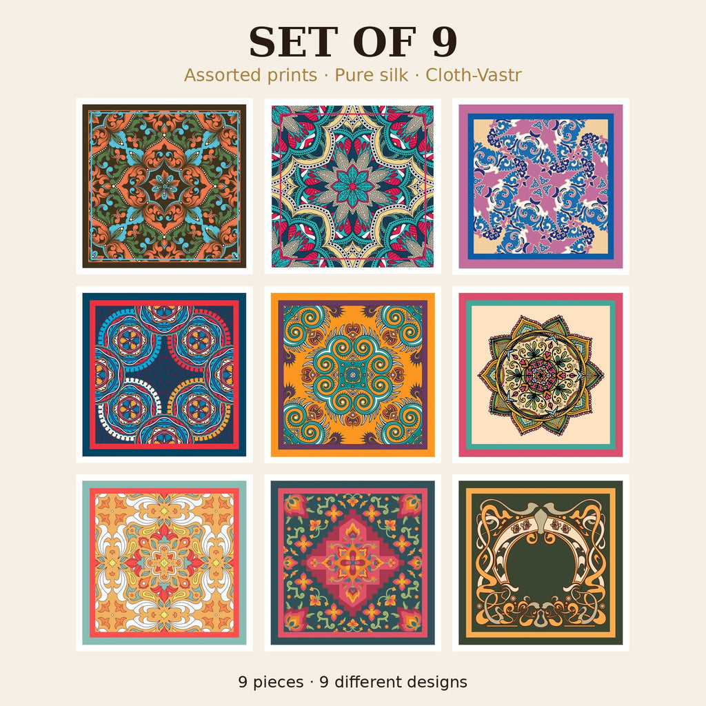 Set of 9