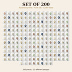 Set of 200