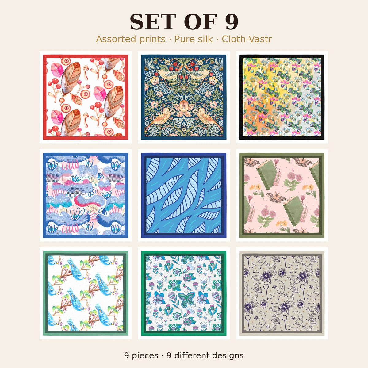 Set of 9