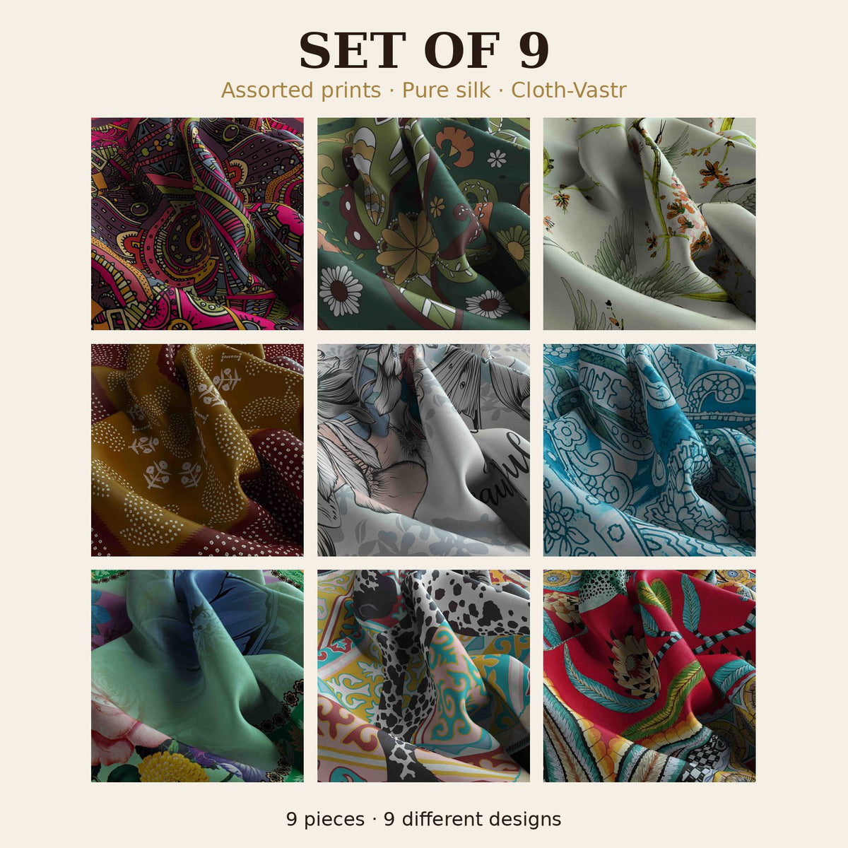 Set of 9