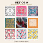 Set of 9