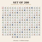 Set of 200