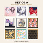 Set of 9
