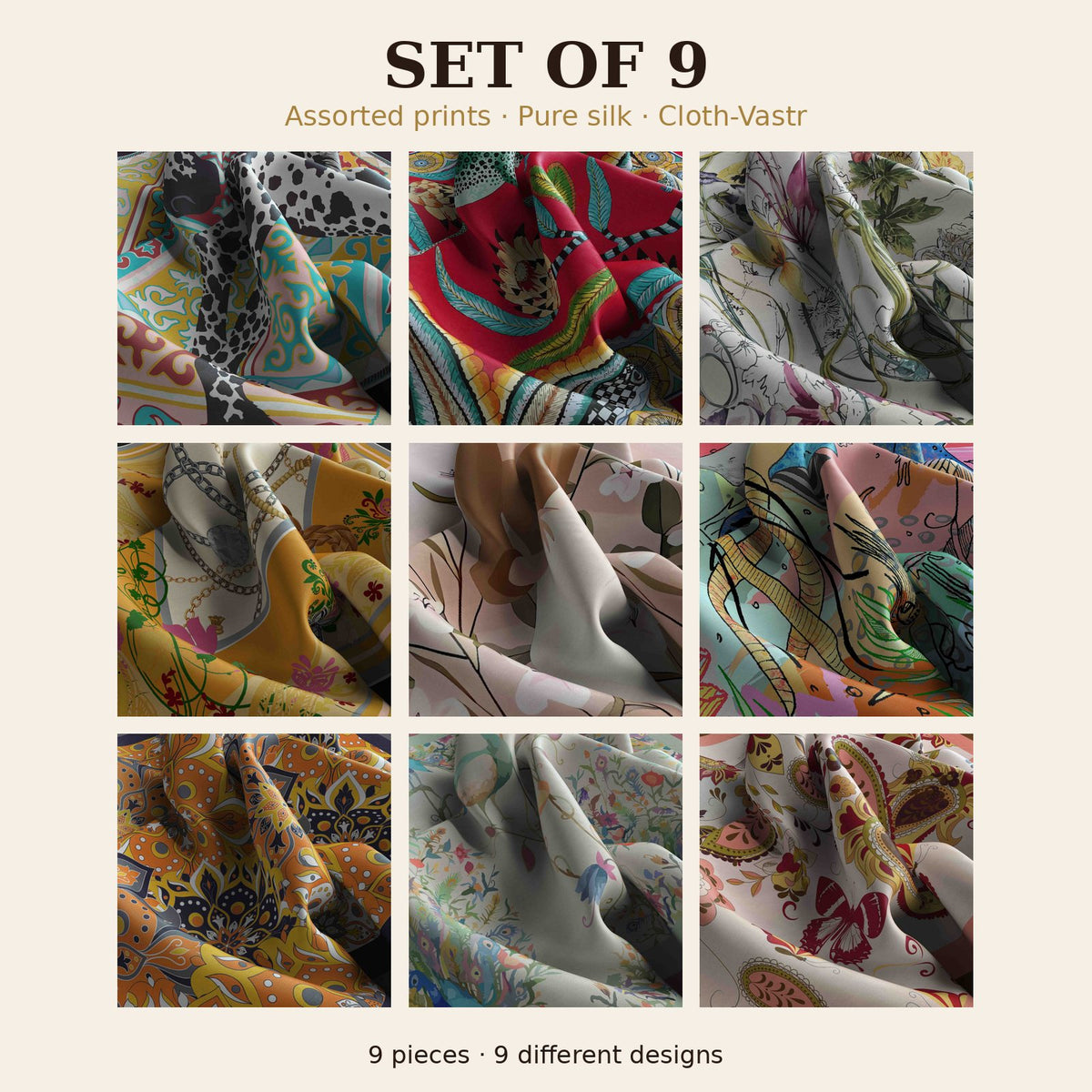 Set of 9