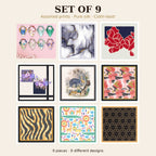 Set of 9