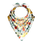 Retro Paisley Medallion Silk Bandana Scarf – 50 × 50 cm