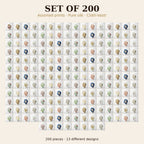 Set of 200