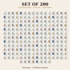 Set of 200