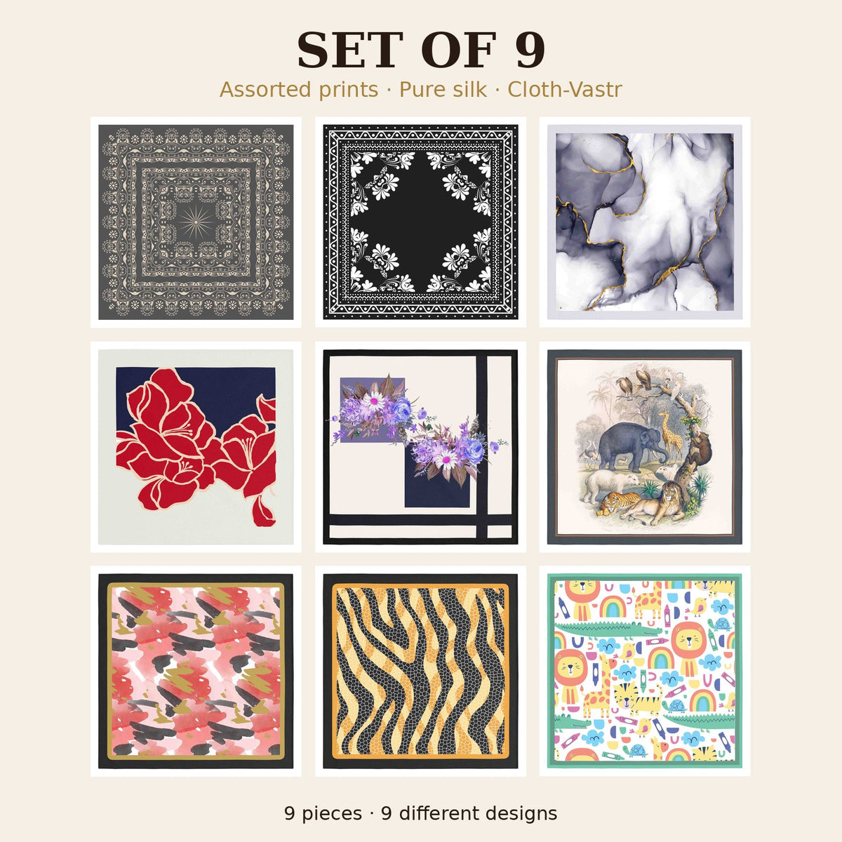 Set of 9
