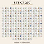 Set of 200