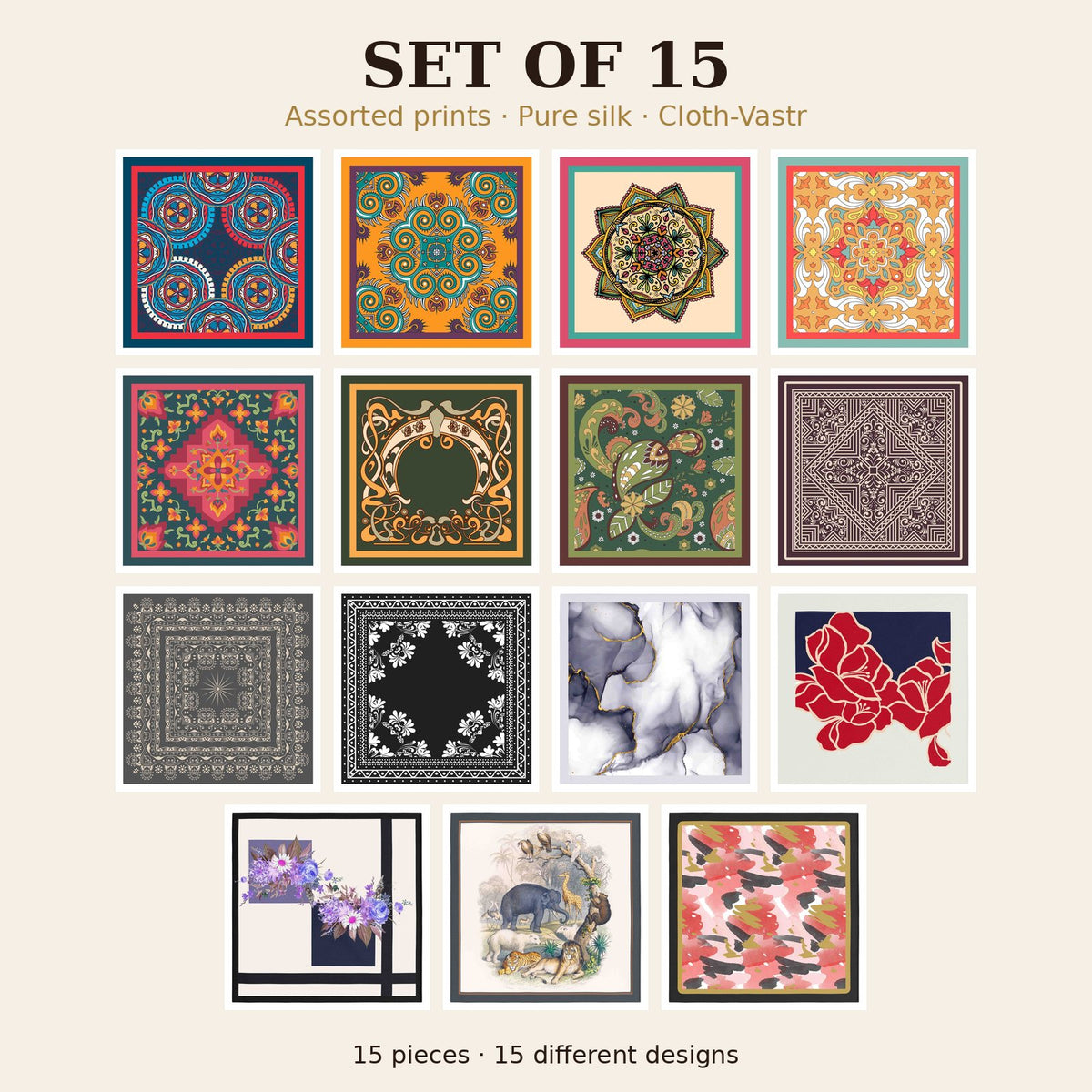 Set of 15