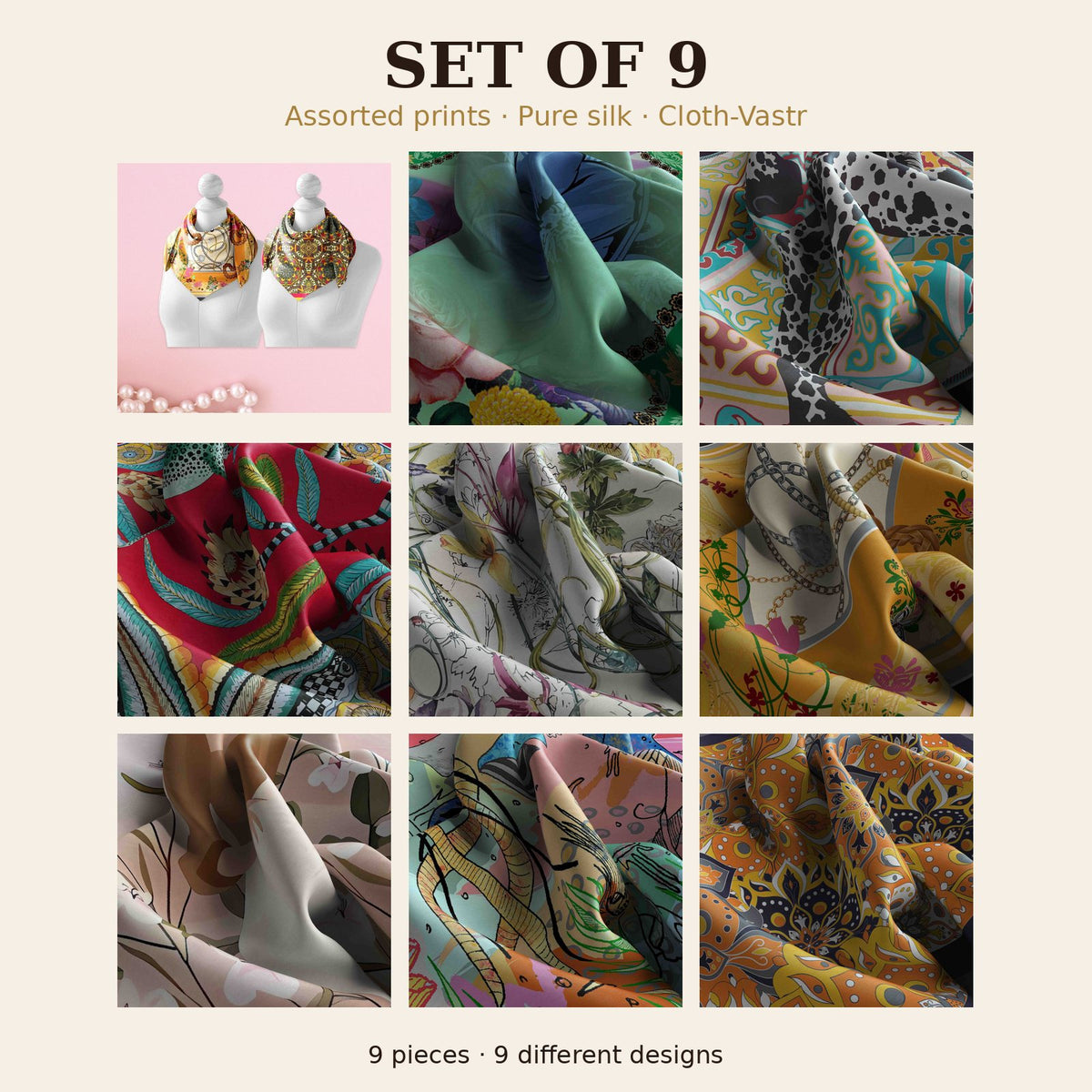 Set of 9
