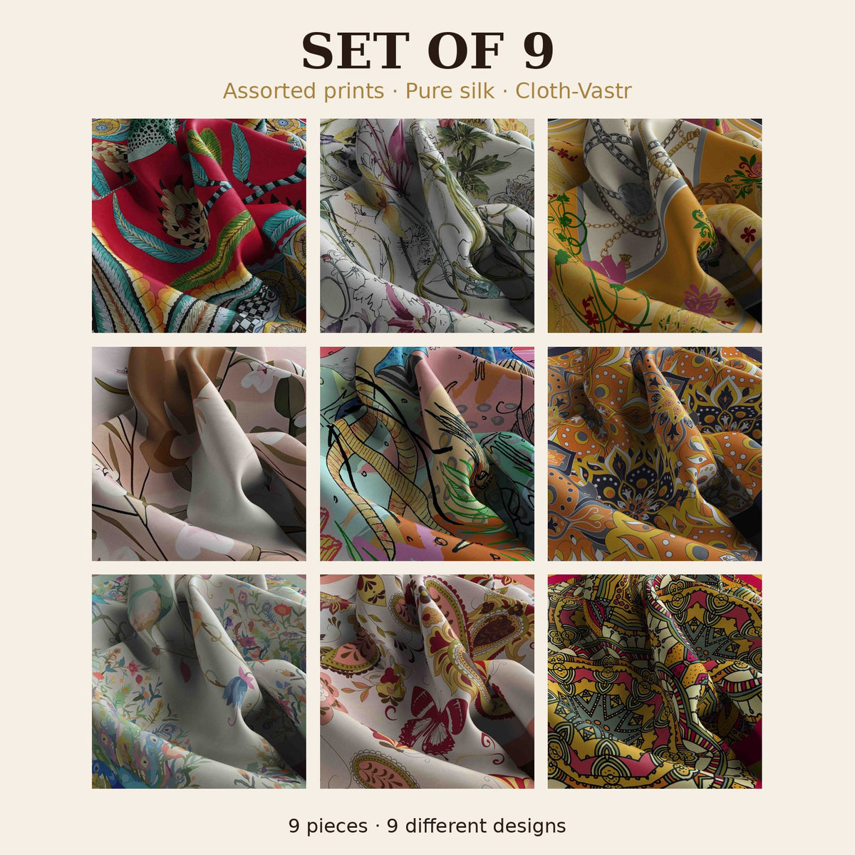 Set of 9