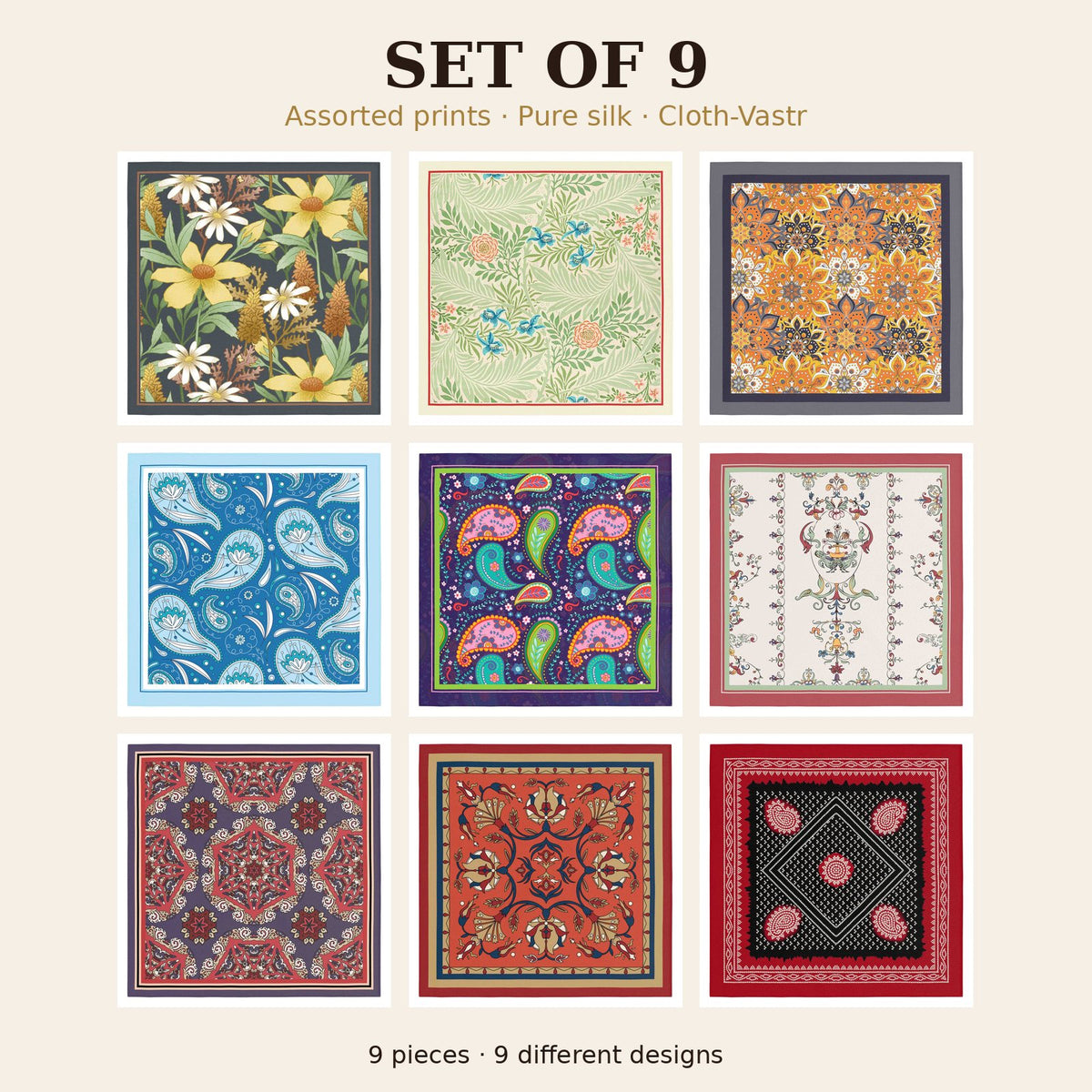 Set of 9