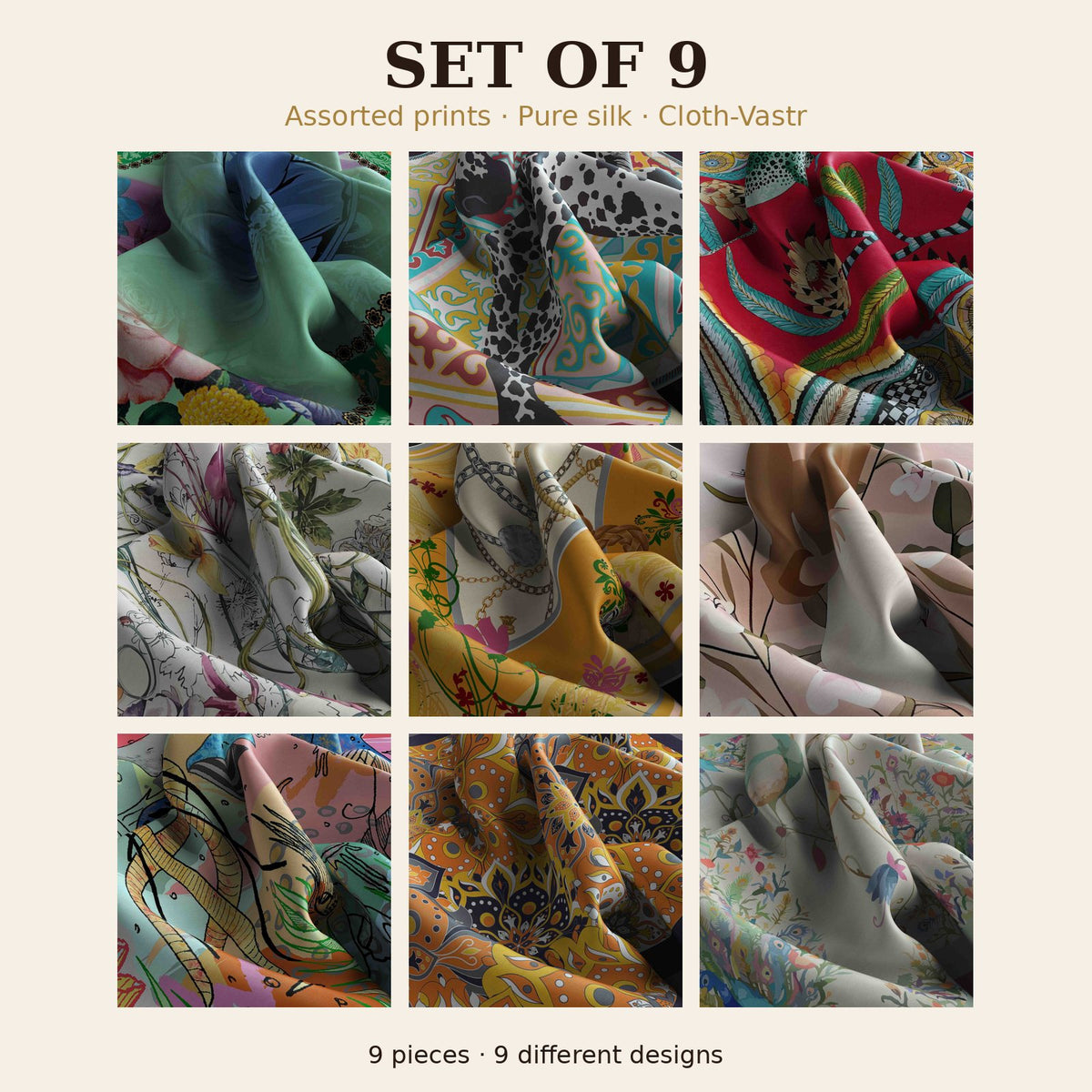 Set of 9