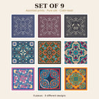Set of 9