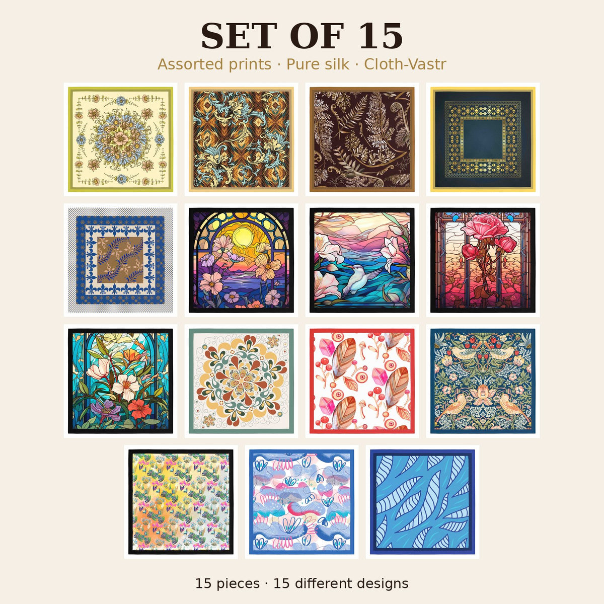 Set of 15
