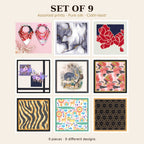 Set of 9