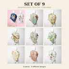 Set of 9