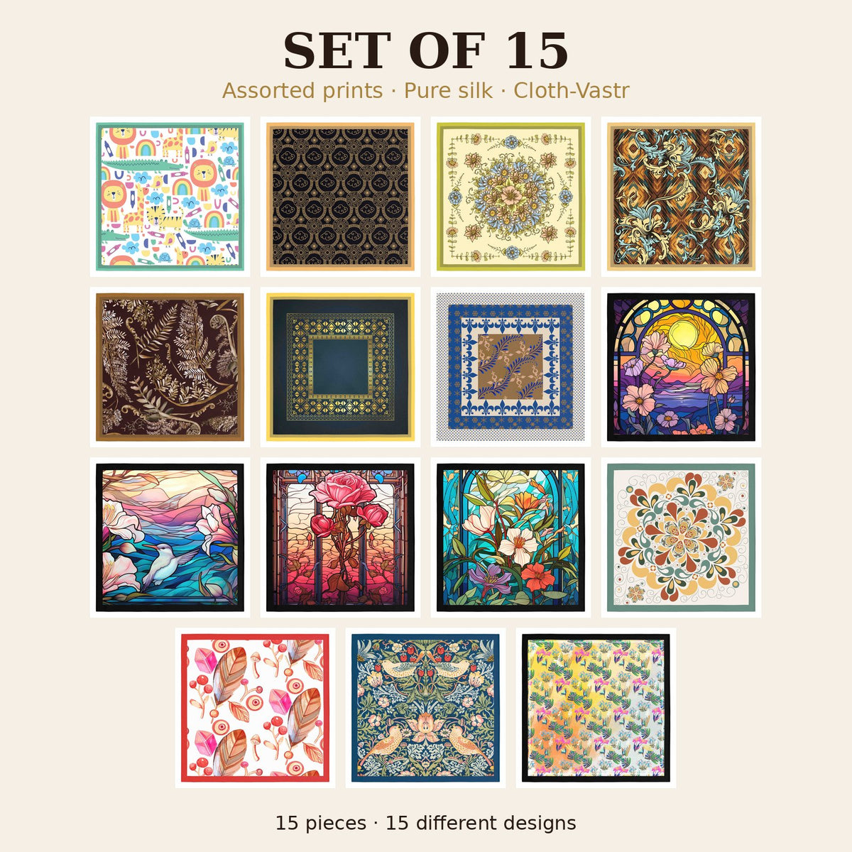 Set of 15