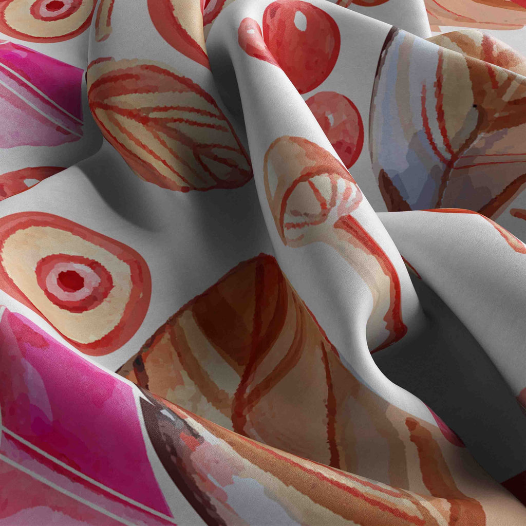 Berry & Gem Whimsy Silk Bandana Scarf – 50 × 50 cm