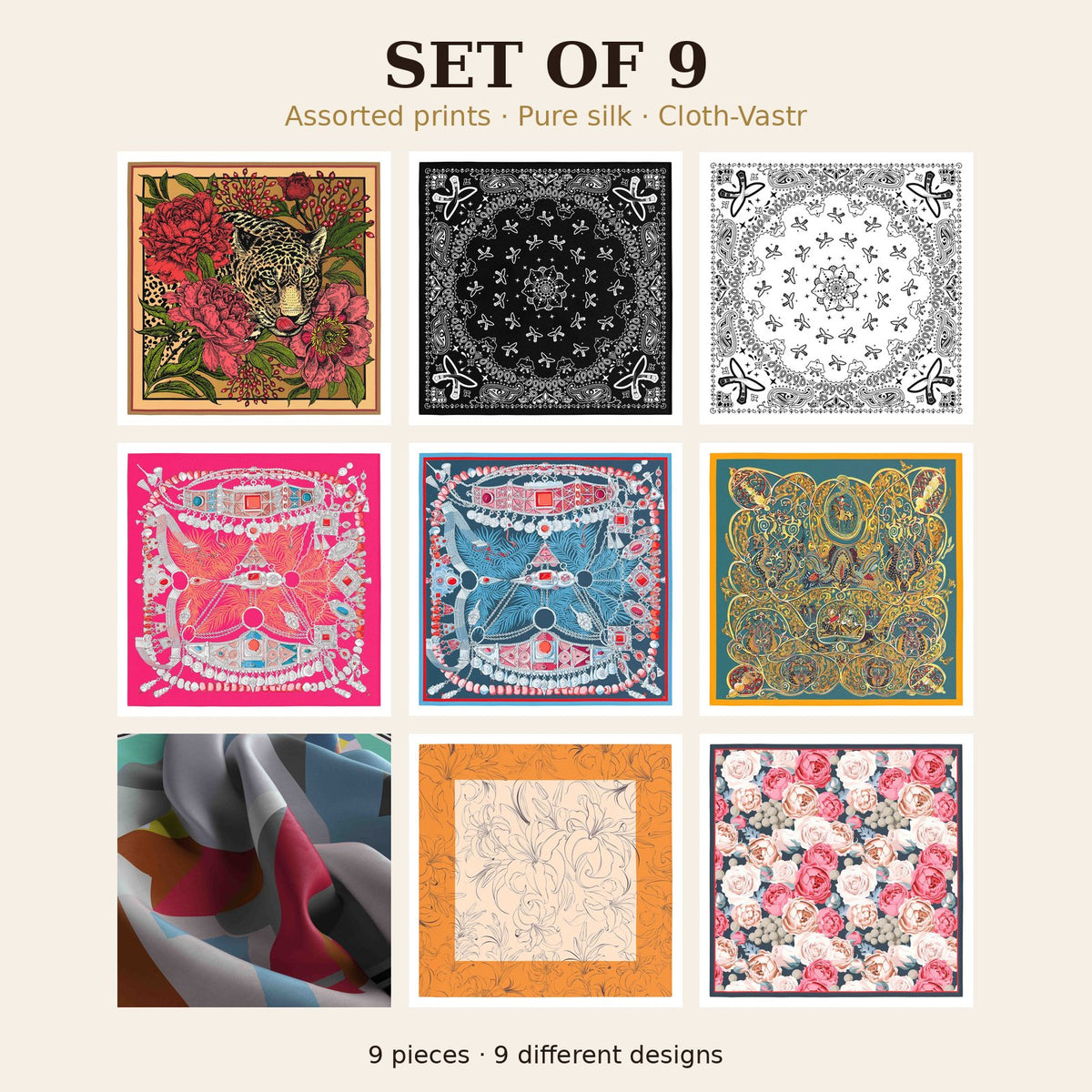 Set of 9
