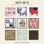 Set of 9