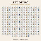 Set of 200