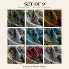 Set of 9