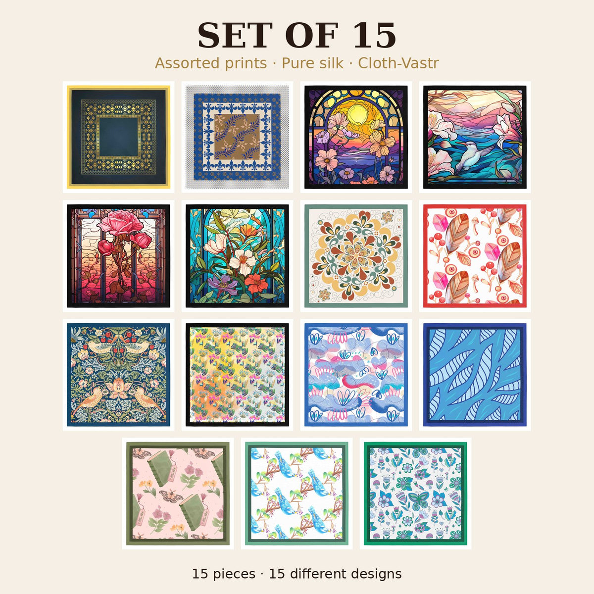 Set of 15