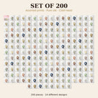 Set of 200