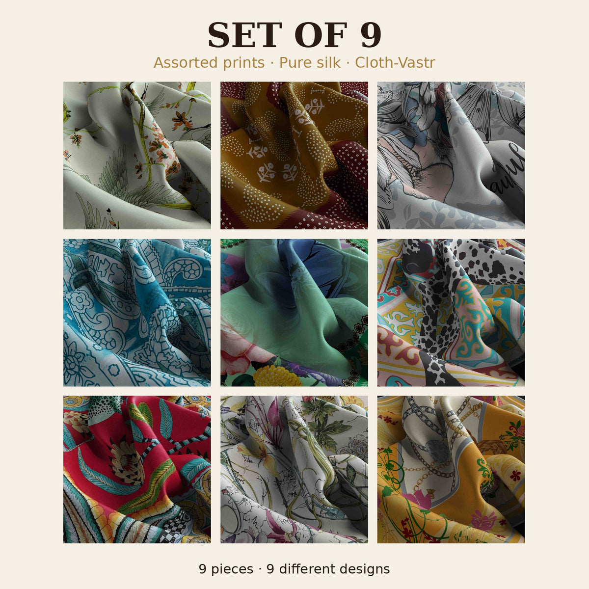 Set of 9