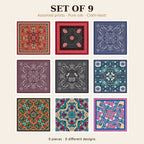 Set of 9