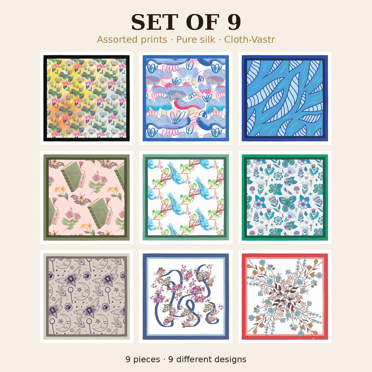 Set of 9