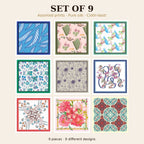 Set of 9