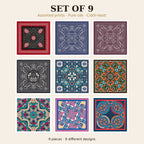 Set of 9