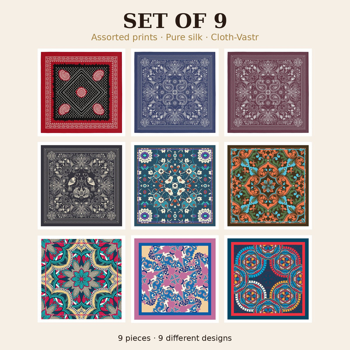 Set of 9