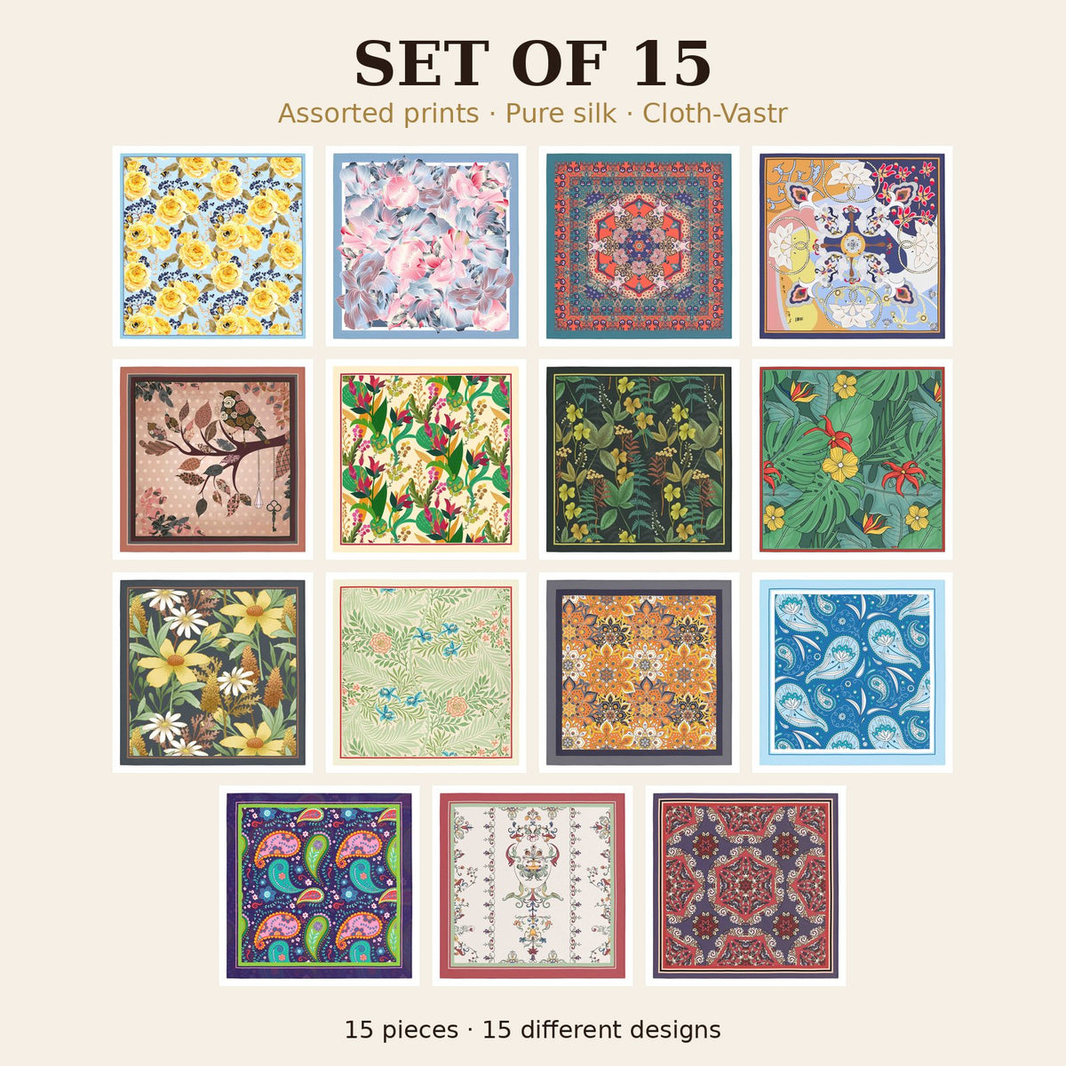 Set of 15