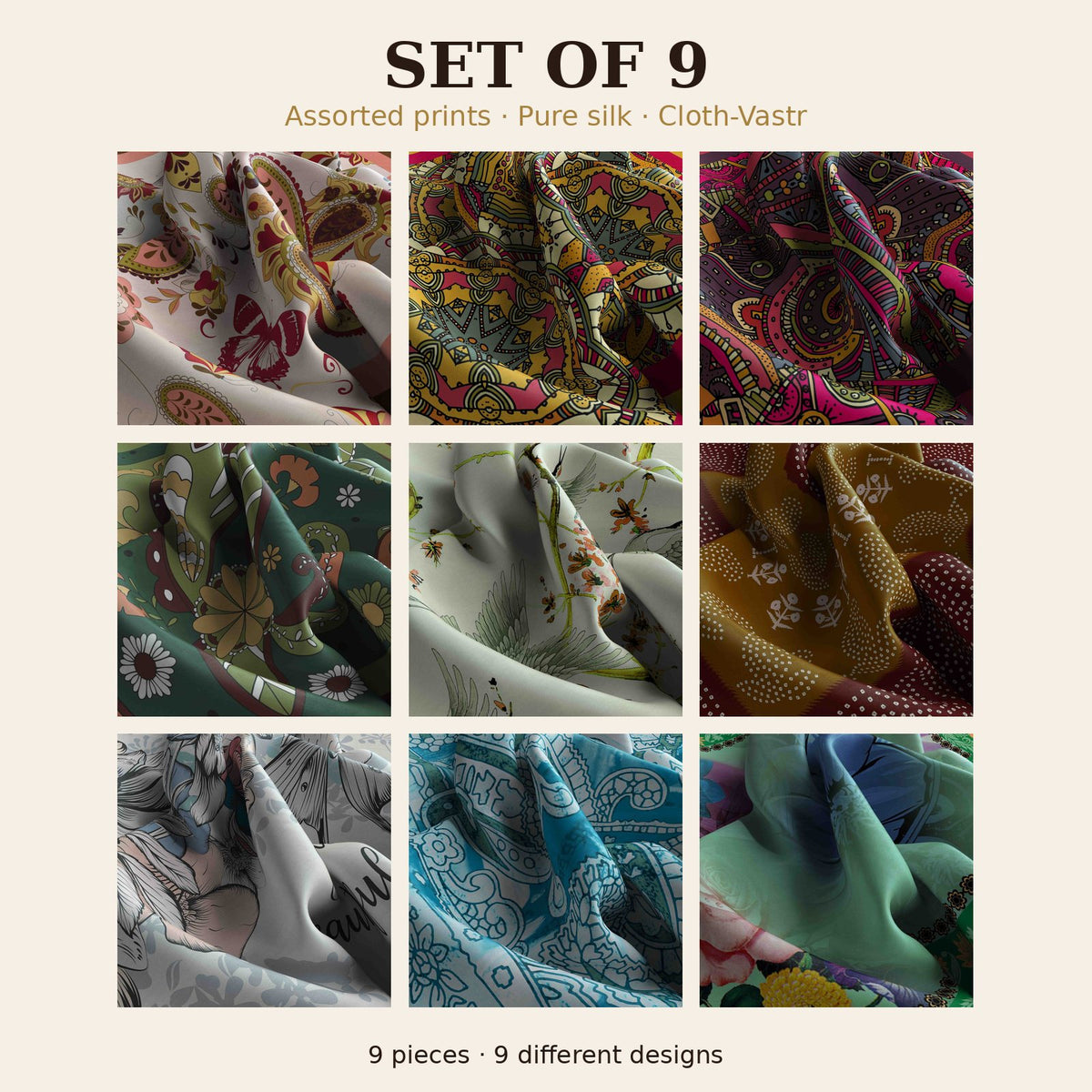 Set of 9