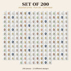 Set of 200