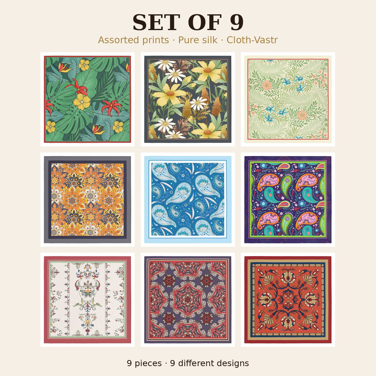 Set of 9