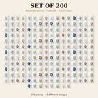 Set of 200