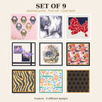 Set of 9