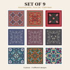 Set of 9