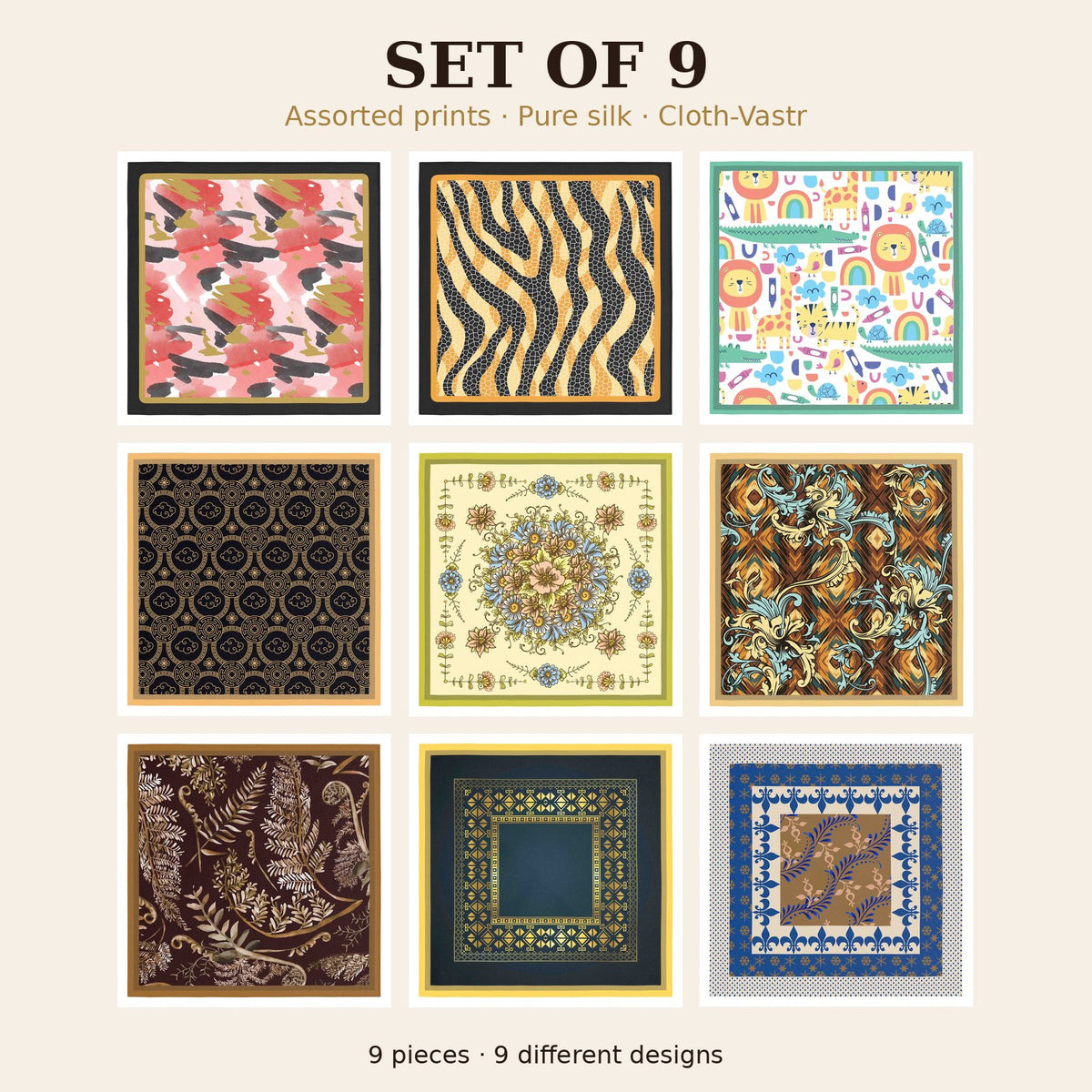 Set of 9
