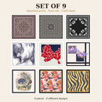 Set of 9