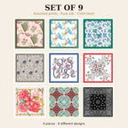 Set of 9