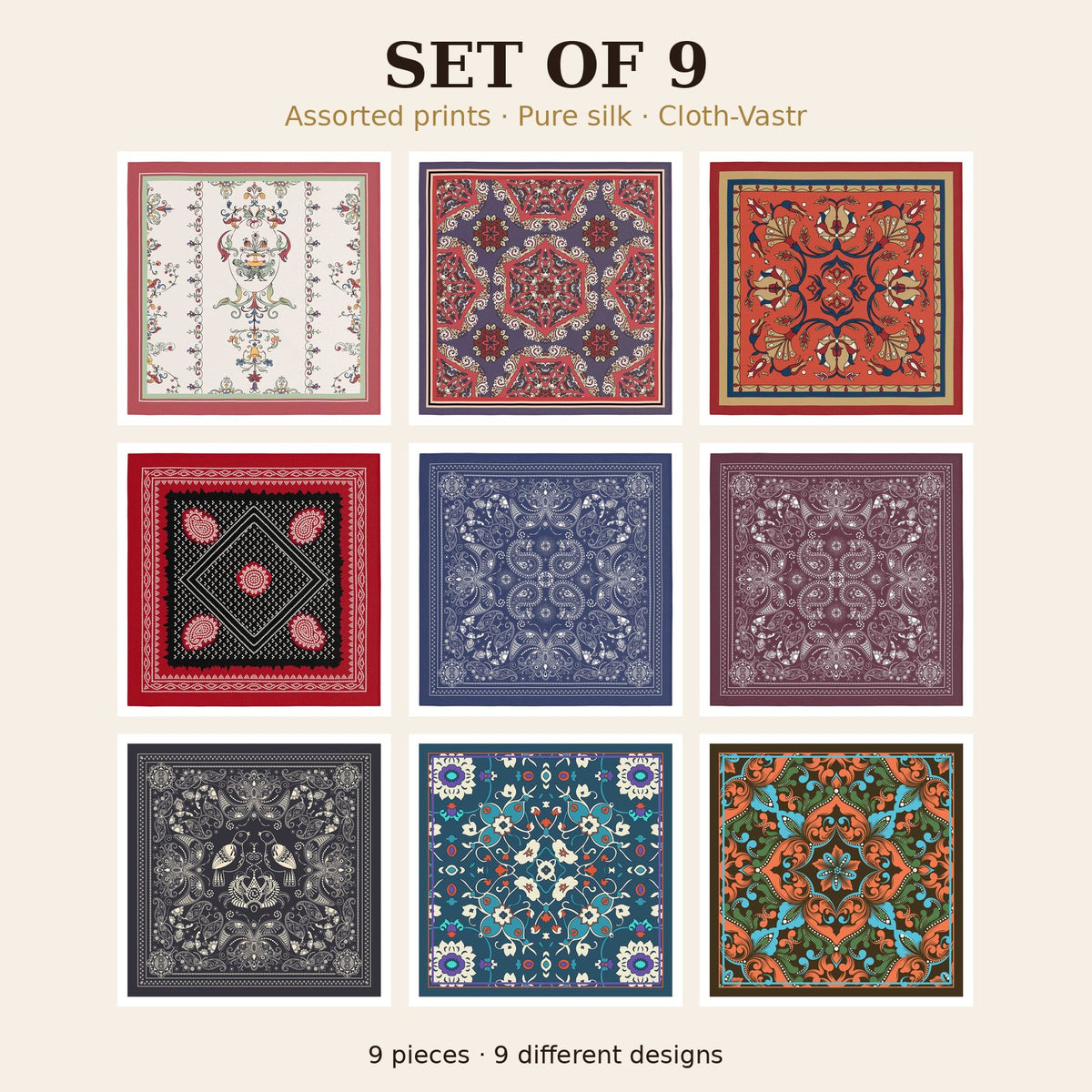 Set of 9