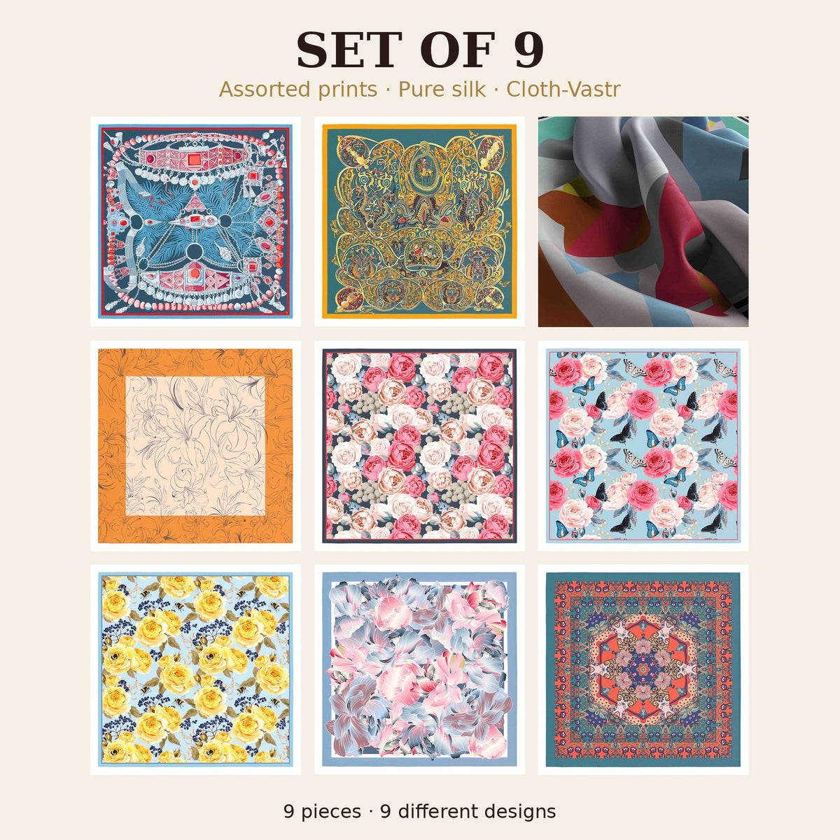 Set of 9