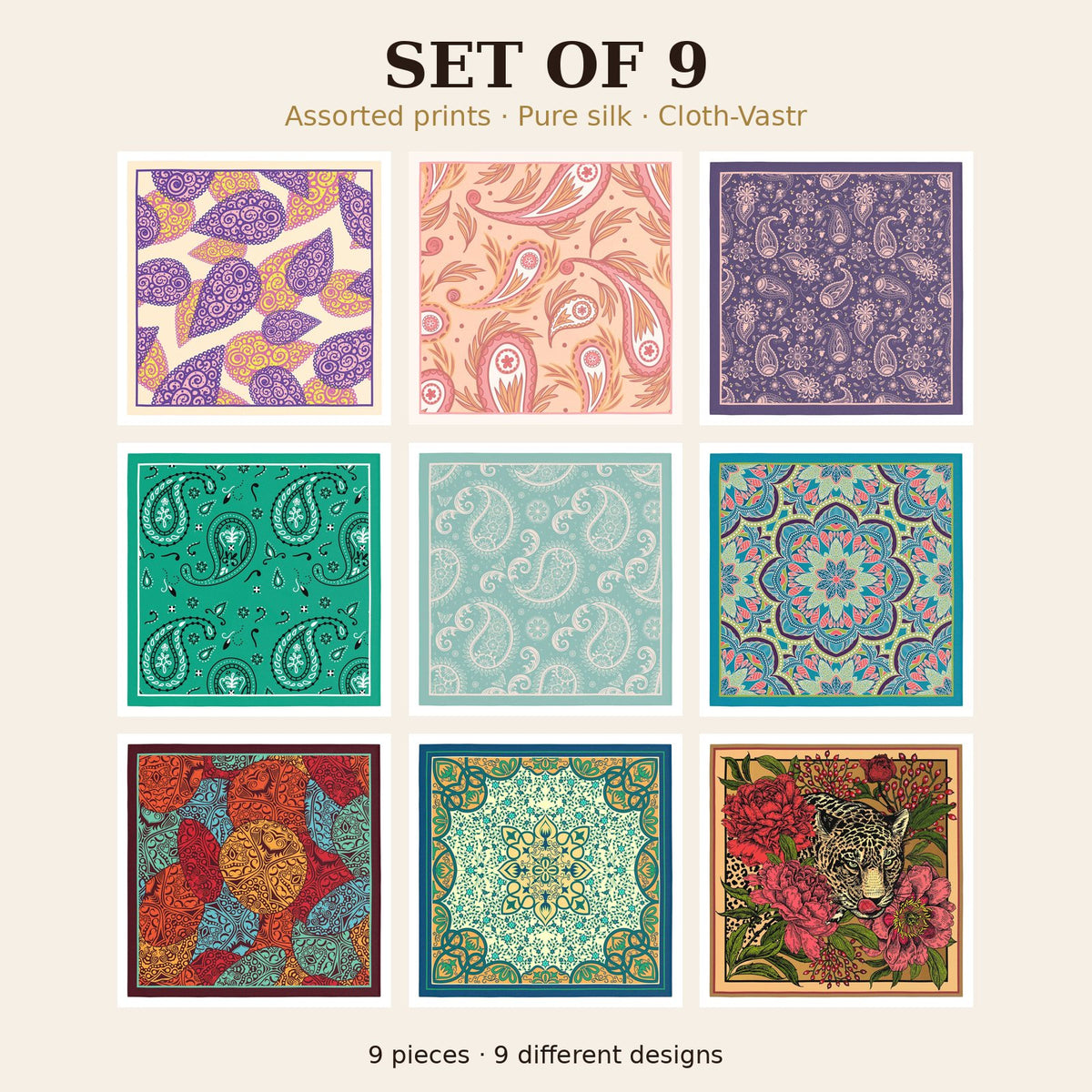Set of 9